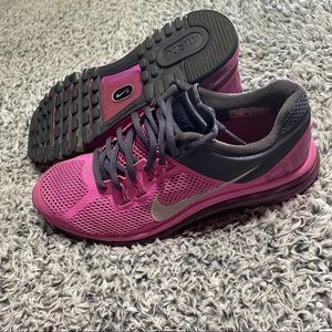 nike air max 2013 womens pink black running shoes